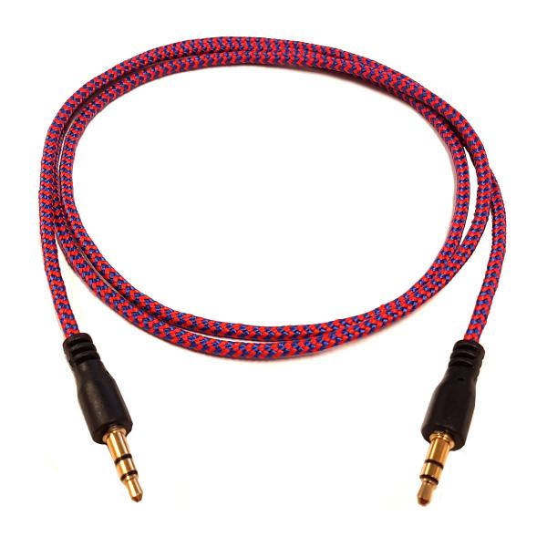 3' Braided 3.5mm Stereo Cable